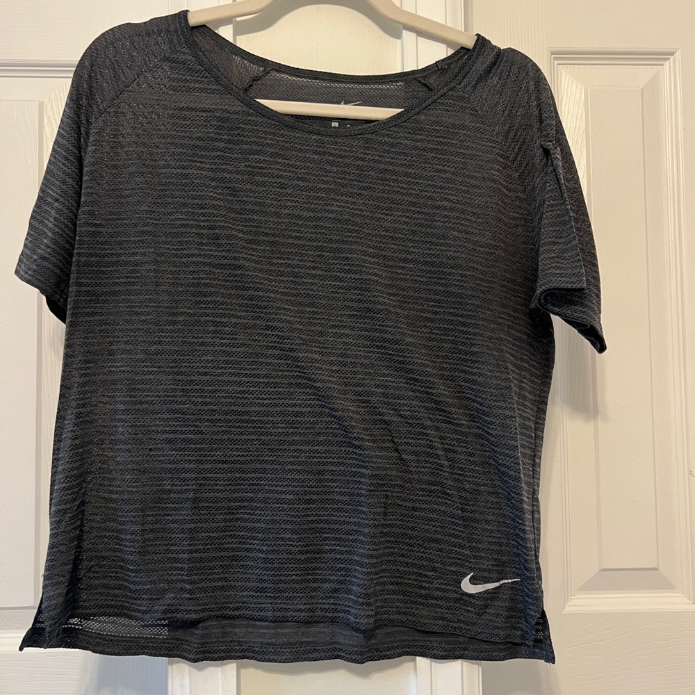 Nike Black Boxy Short Sleeve Tee